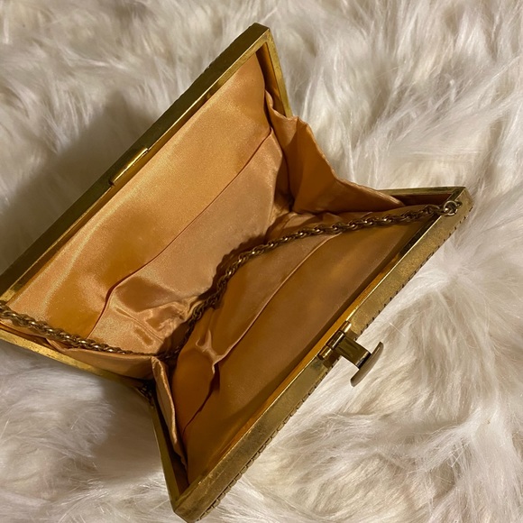 VTG Made in USA Mesh Whiting & Davis Co Clutch - Picture 7 of 15